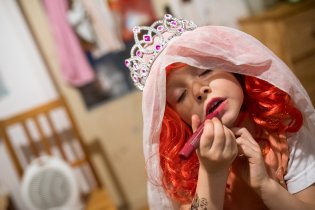 Ten správný modelkovský výraz Verunka trénuje opravdu intenzivně