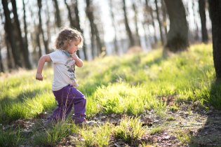 Sportovní odpoledne, kde jinde než v lese