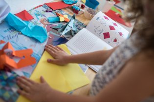 Verunčina nová záliba - origami