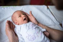 Tatínek si zase vysloužil úsměv, jak on to jen dělá?