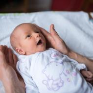 Tatínek si zase vysloužil úsměv, jak on to jen dělá?