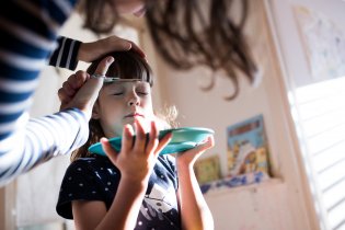 Pravidelné zkracování ofiny jsme stihly ještě před snídaní