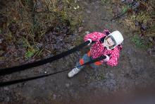 Houpání na popruhu...