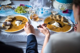 Svíčková ze seitanu je fajn, ale ta z masa má taky něco do sebe :-)