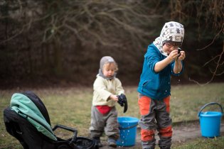 Hadry před drhnutím kočárku pořádně vyždímáme...