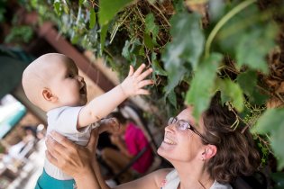 Na oběd jsme spolu stáhli i jednu nadšenou hlídačku :-)