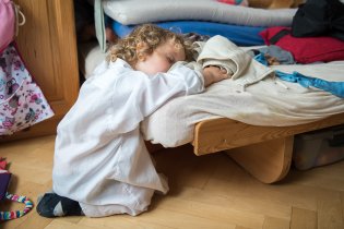 Astronaut musí umět usnout v jakékoliv poloze :-)