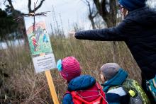 Křížová cesta v Pozořicích nás zaujala, takže jsme vyrazili i přes to, že už byla neděle (velikonoční)