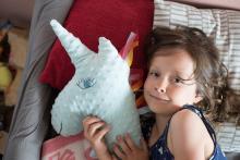 A jednorožčí polštářek je na světě