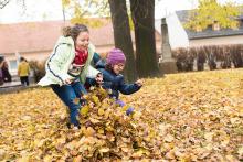 Bez skákání do hromady listí by podzim nebyl kompletní