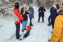 Pouť žen do Křtin byla pohádkově zimní