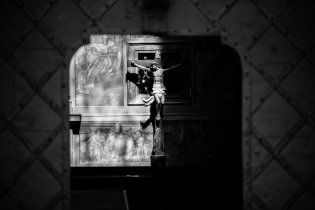 A průhled do Loretánské kaple