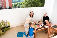 Na balkóně rádi snídáme, obědváme i večeříme