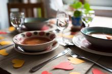 K talíři horké miso polévky