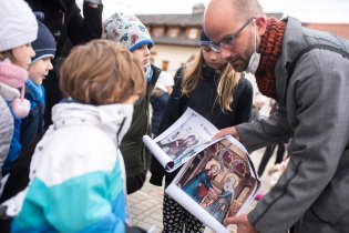 Některé děti viděly na katechezi ikony možná úplně poprvé