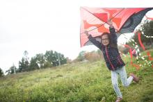 Farní drakiáda - bohužel nefoukalo