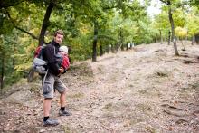 Stoupáme chudčickou křížovou cestou