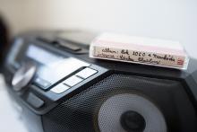 Poklad objevený mezi starými kazetami (přehrávač ho ale bohužel nezvládl přehrát)