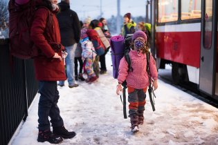 Verunka se nám vrátila ze skautské výpravy