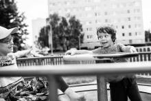 K bráchovu řízení mám plnou důvěru, zavírám oči a nechám se vézt!