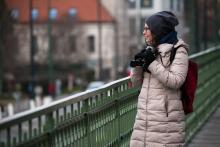 Pozorujeme pražské ptactvo ze železničního mostu