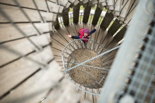 Na rozhledně Výhon