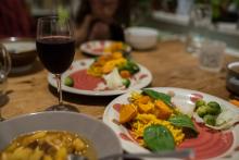 Experimentální večeře se celkem vydařila