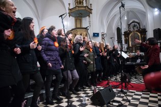 Koncert Brno Gospel Choir, který organizoval Tom, se náramně vydařil