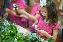 Holčičí tvoření na faře