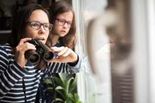 Sčítáme ptáky na krmítků v rámci Ptačí hodinky