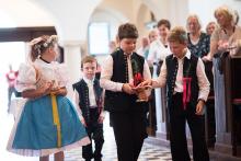 Další oblíbenou akci - komínské hody - jsme letos okusili jen na mši svaté