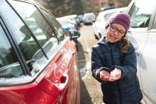 První letošní sníh!