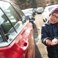 První letošní sníh!