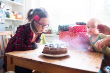 Osm svíček jedním fukem!