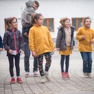 Při katechezi se tentokrát skákalo