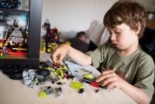 Ráďa v Praze, u své oblíbené zábavy