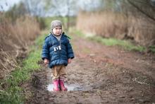 Viki nebyl nadšen ze silného větru