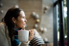 Součástí duchovní obnovy pro rodiče malých dětí byl i čas na procházku a kávičku