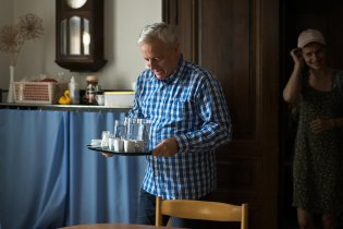 Před odjezdem na výlet jsme se zastavili v Kavárně U Marcela