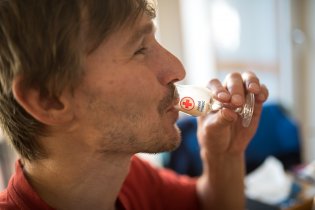 První pomoc v podobě hráškového mléka jsme Radymu rádi poskytli