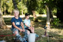 Ráďa si vyzkoušel, jaké to je trpělivě sedět a čekat, až zabere