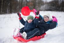 Konečně pořádně nasněžilo a tak jsme vyrazili na naše oblíbené Synalovské Kopaniny