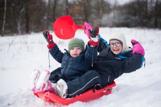 Konečně pořádně nasněžilo a tak jsme vyrazili na naše oblíbené Synalovské Kopaniny