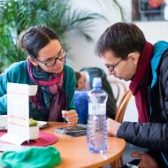 Se strejdou Lukášem v Café Terezie