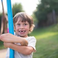 Ráďa vypadá jako správný prvňáček