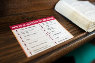 Při mši jsme si ujasňovali postoje