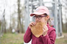 Palačinka po náročném výstupu na rozhlednu fakt sedne