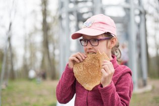 Palačinka po náročném výstupu na rozhlednu fakt sedne