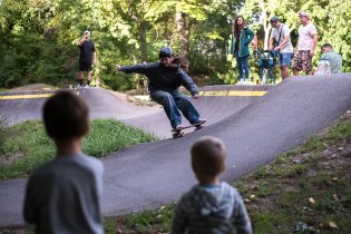 Na pump tracku je občas na se dívat