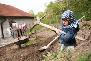 Ráďa se skamarádil s krumpáčem